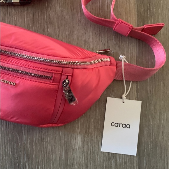 FREE PEOPLE x Caraa Crossbody Sling Bag Pink NWT